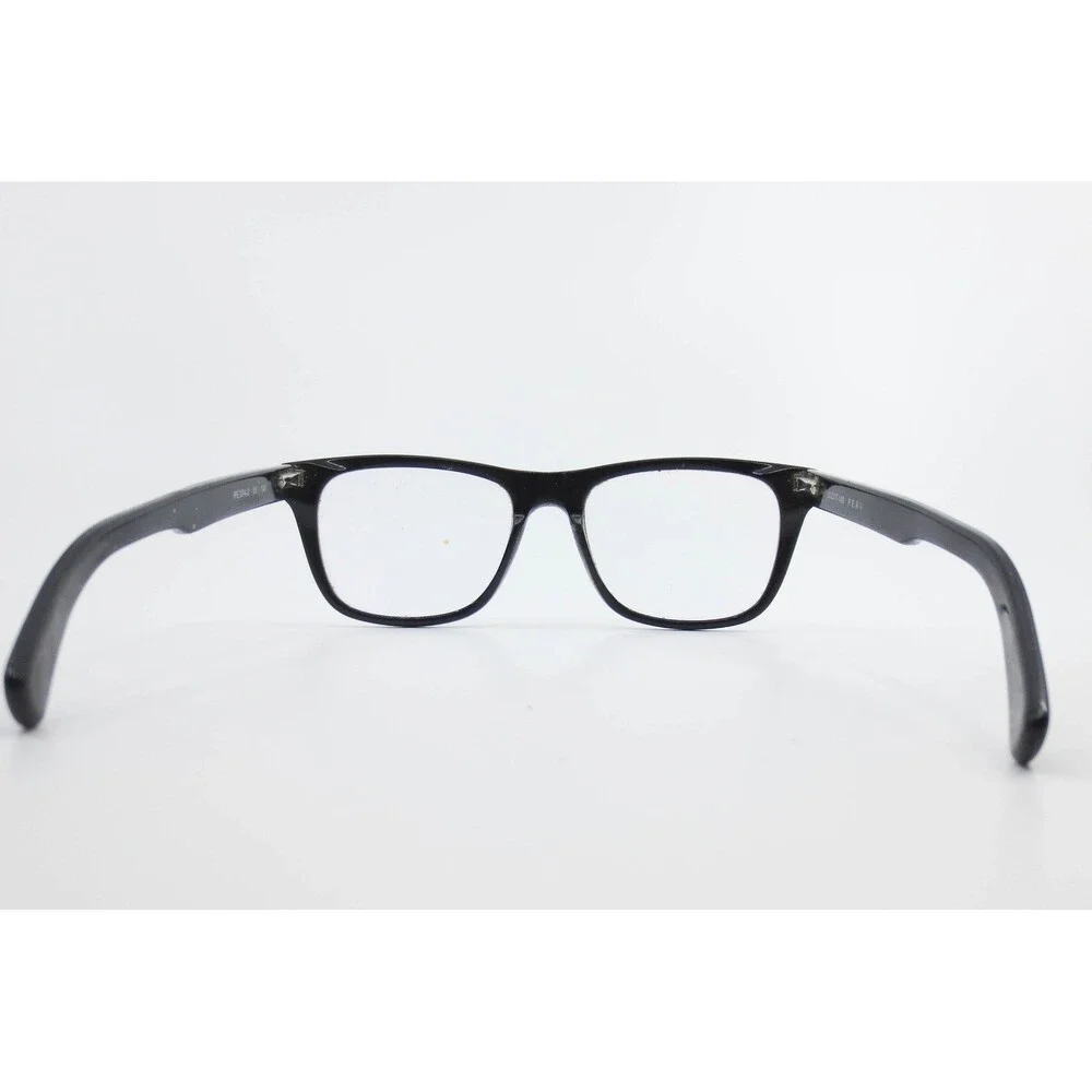Perry Ellis PE 374-2 Black Wood Grain Square Eyeglass Frames 50-17-140